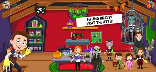 My Town Halloween - Ghost game Screenshots