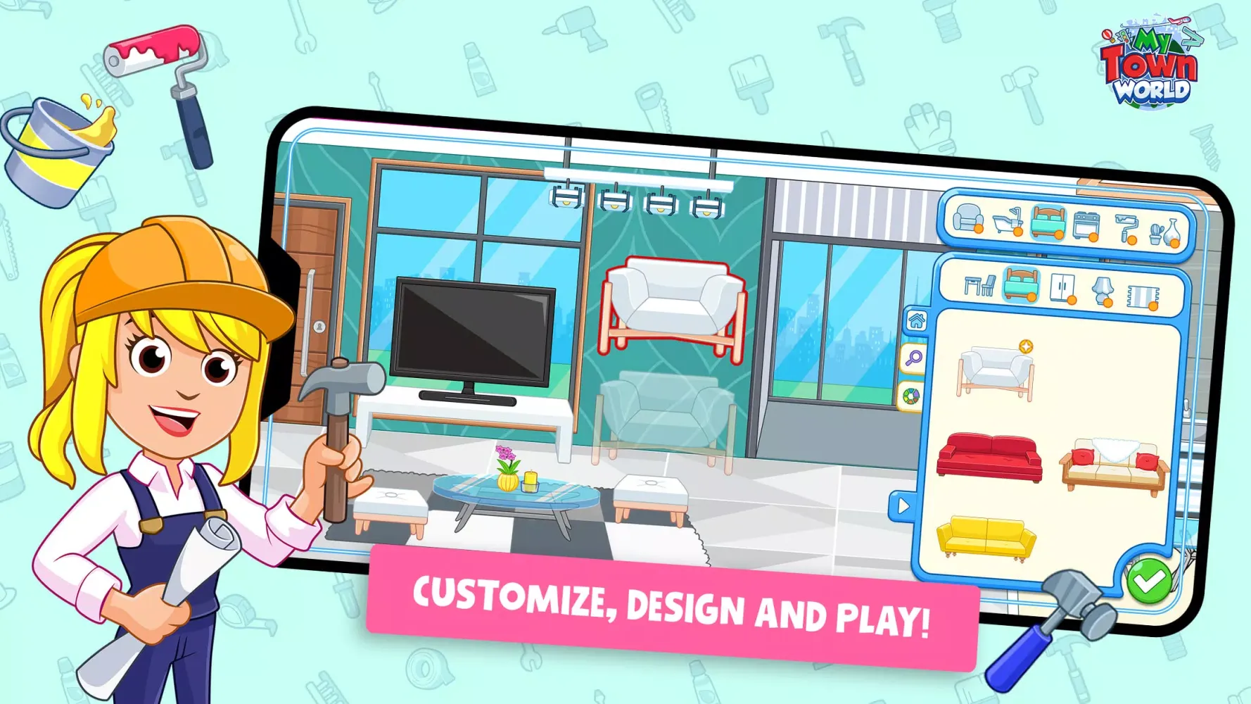 Скриншоты My Town World - Mega Doll City