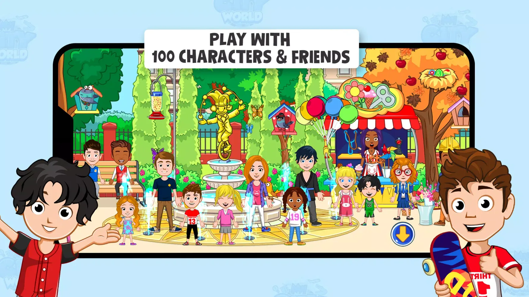 Скриншоты My Town World - Mega Doll City