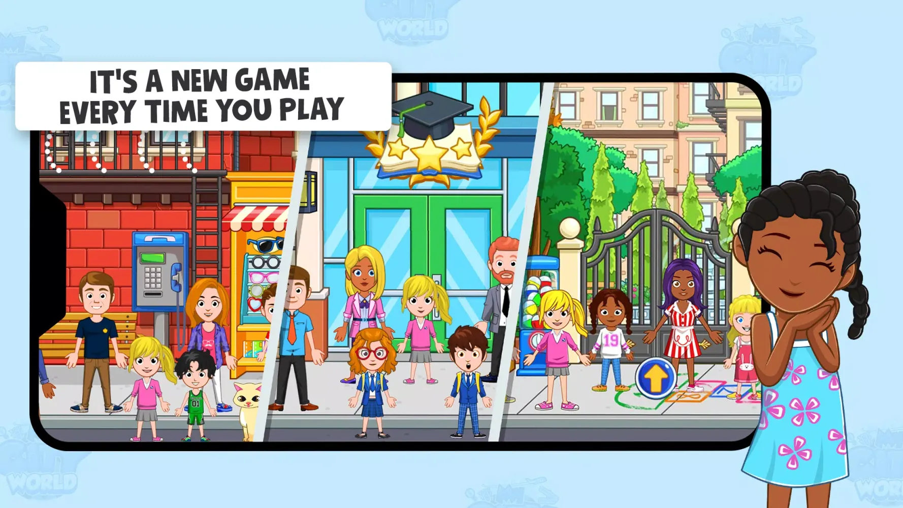Скриншоты My Town World - Mega Doll City