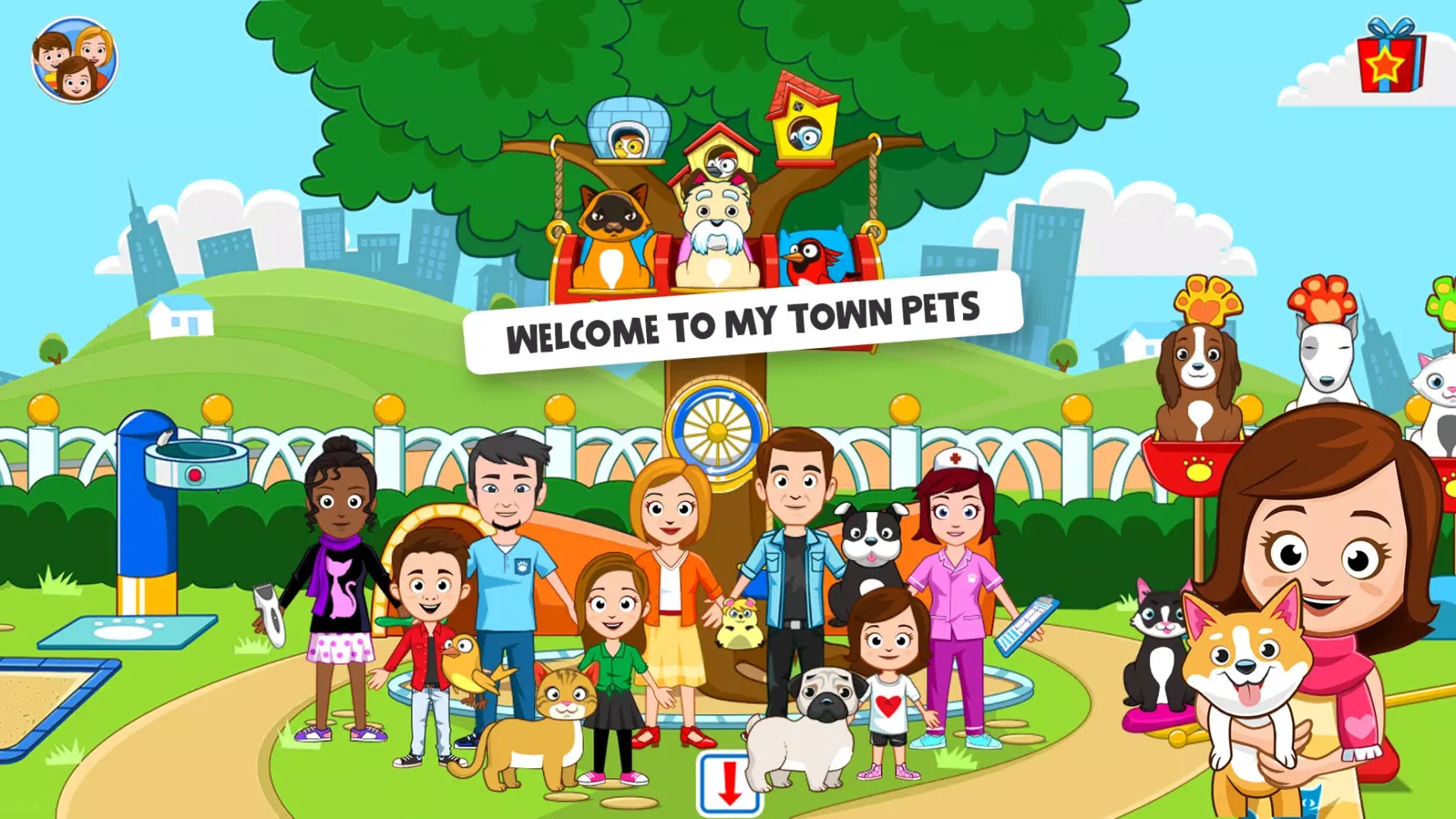 My Town: Pet games & Animals سکرین شاٹس