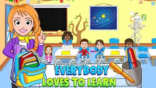 My Town: School game for kids Ekran Görüntüleri