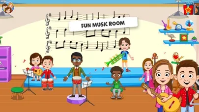 Tangkapan layar My Town School Life stories