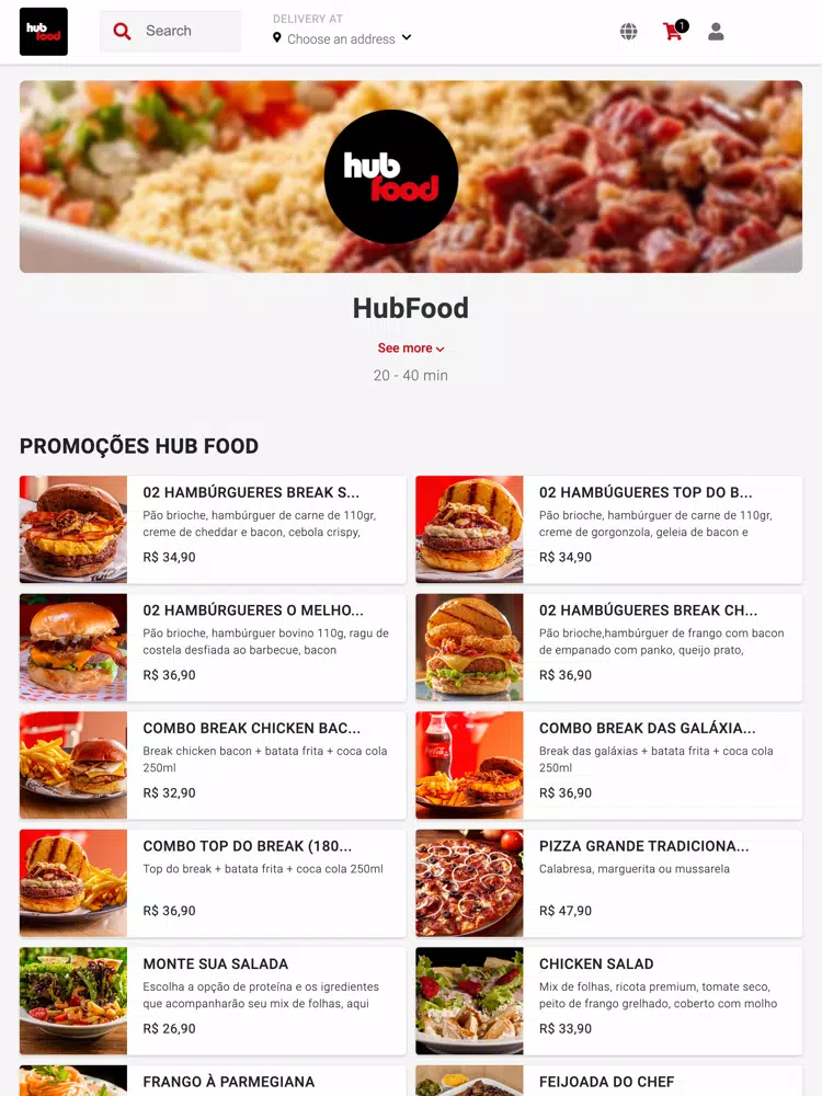 Screenshot di Hub Food 2.0 iPad 