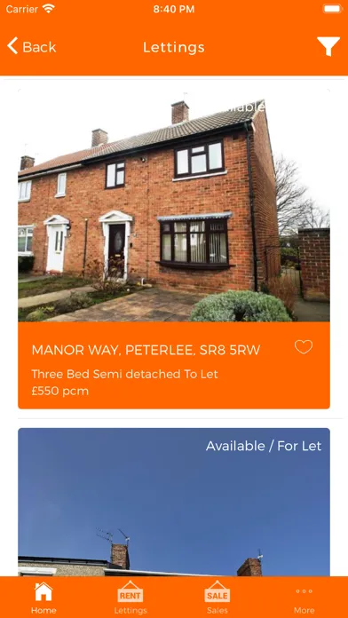 Скриншоты NEXT2MOVE SALES & LETTINGS