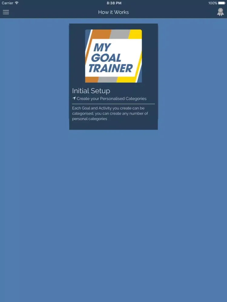 Скриншоты My Goal Trainer iPad 