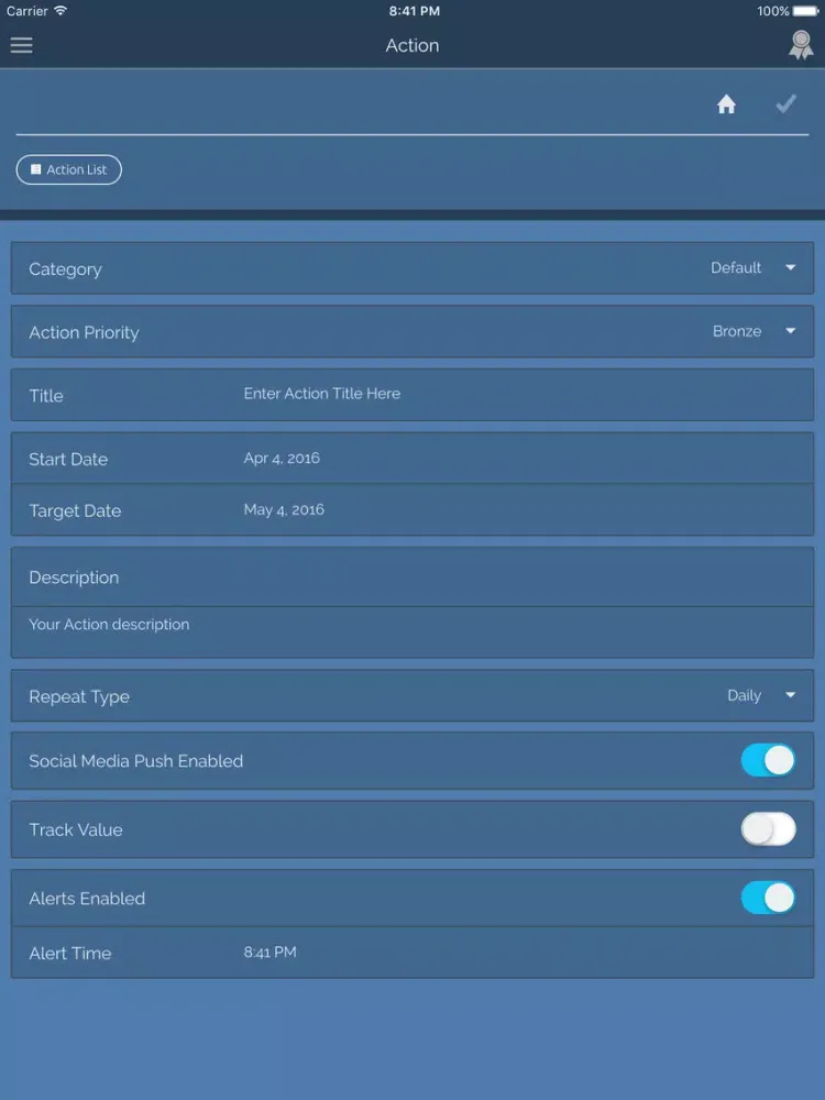 Скриншоты My Goal Trainer iPad 