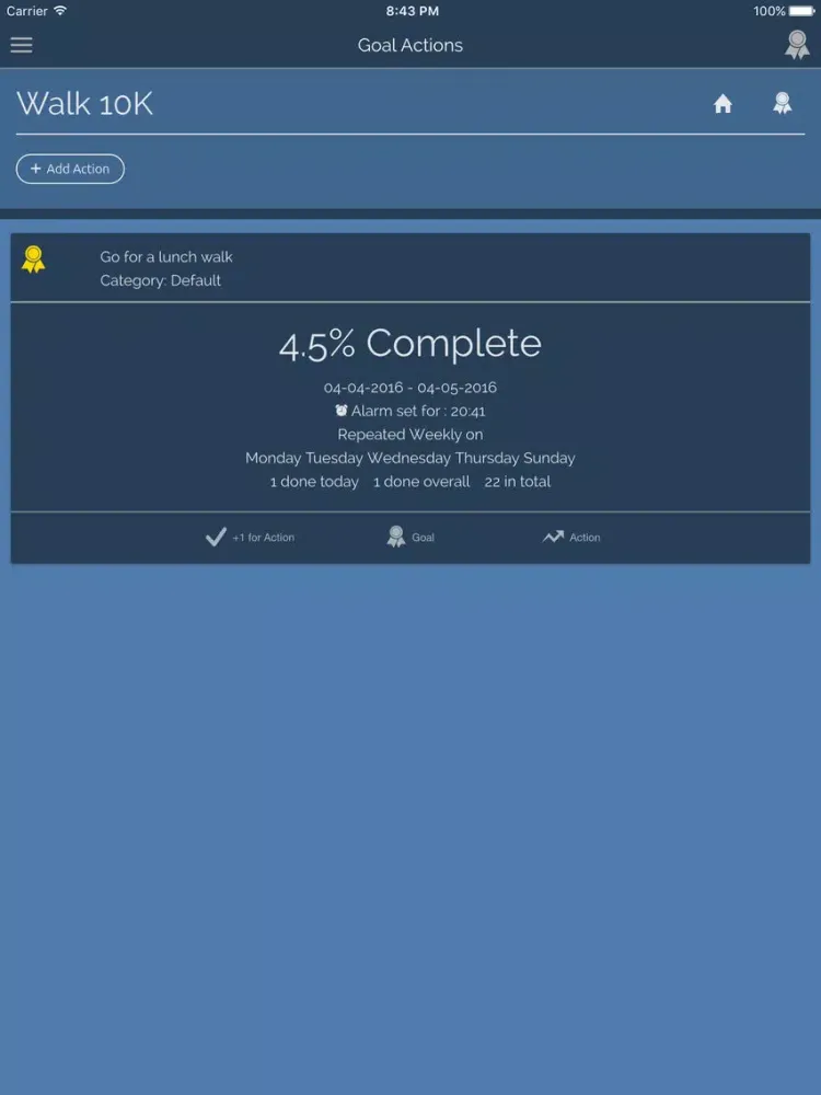 Скриншоты My Goal Trainer iPad 