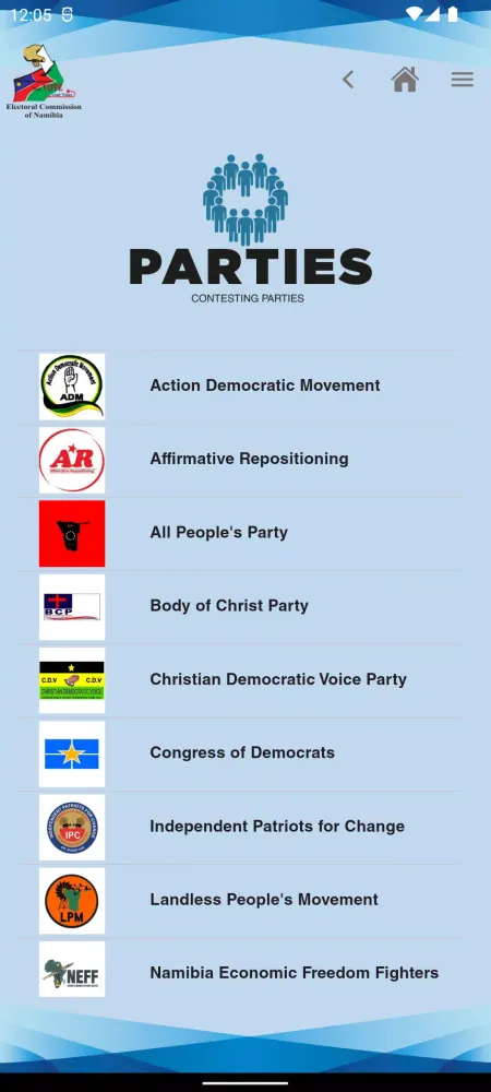 ECN Mobile App Screenshots