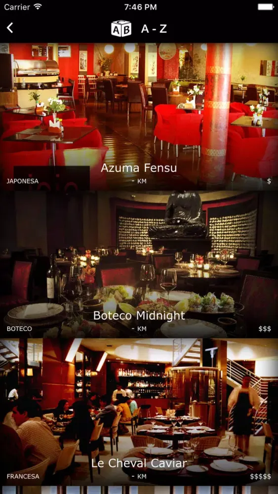 Capturas de tela do Bon Vivant