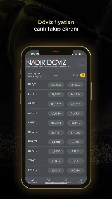 Capturas de pantalla de Nadir Döviz