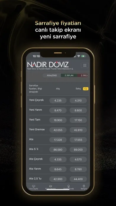 Capturas de pantalla de Nadir Döviz