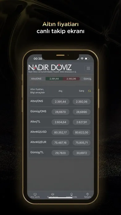 Capturas de pantalla de Nadir Döviz