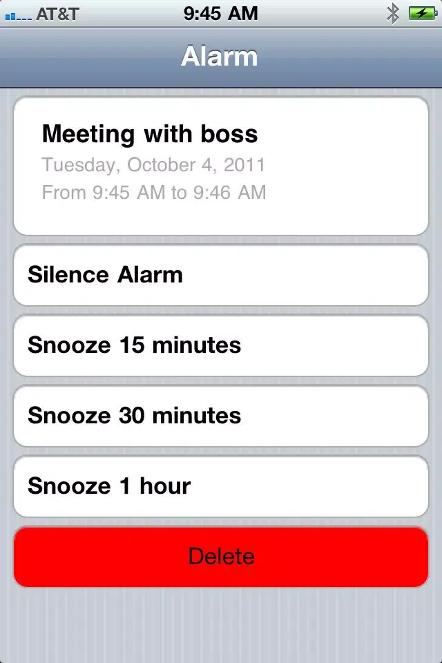 Capturas de pantalla de Nag Alarm