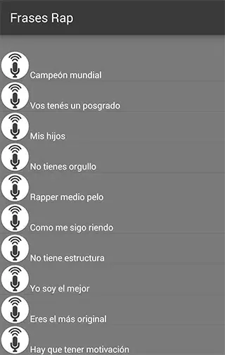 30 Frases de Rap Hip Hop Rimas应用截图