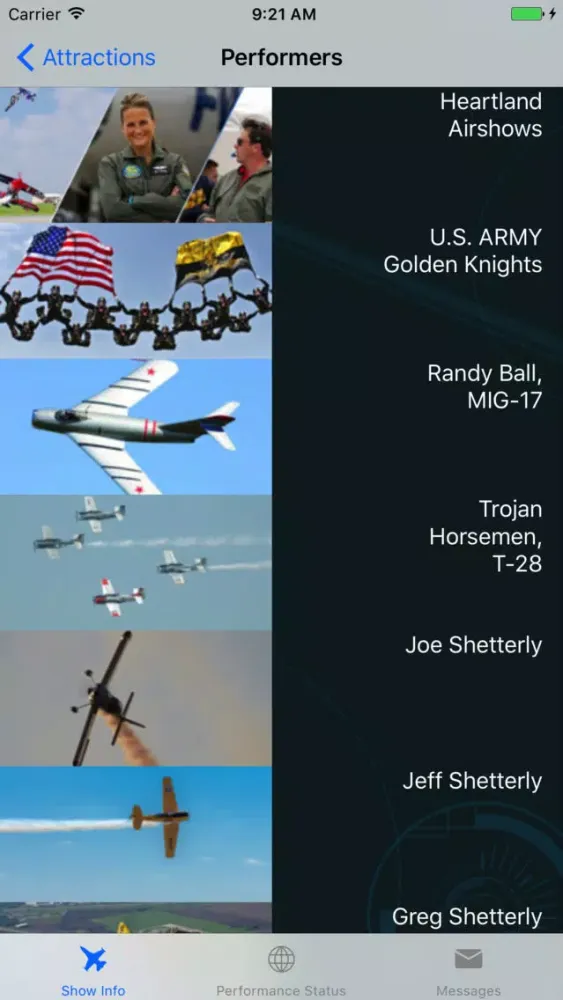 Tangkapan layar Whiteman Airshow