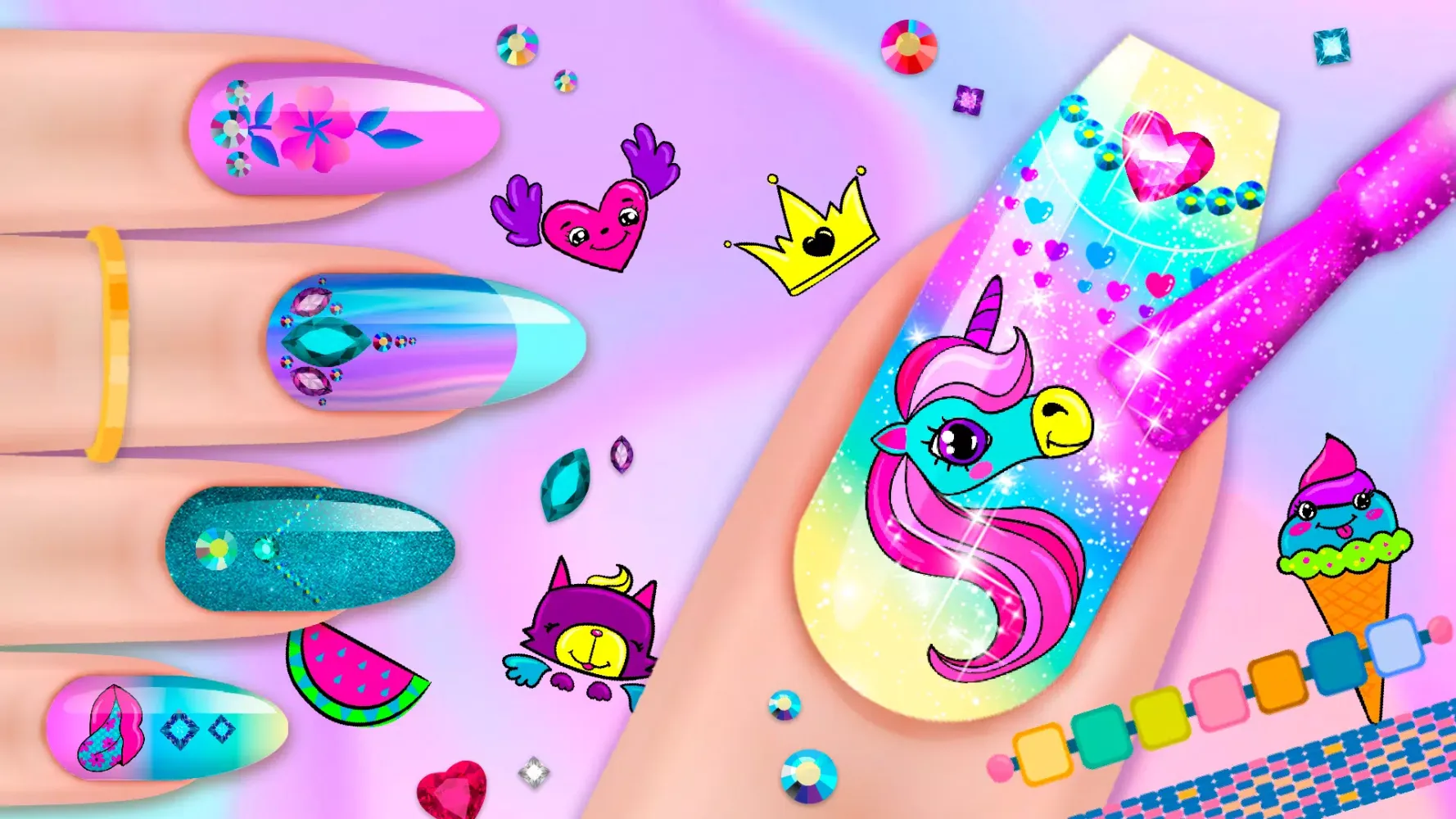 Girls Nail Salon Game:Nail Art Screenshots