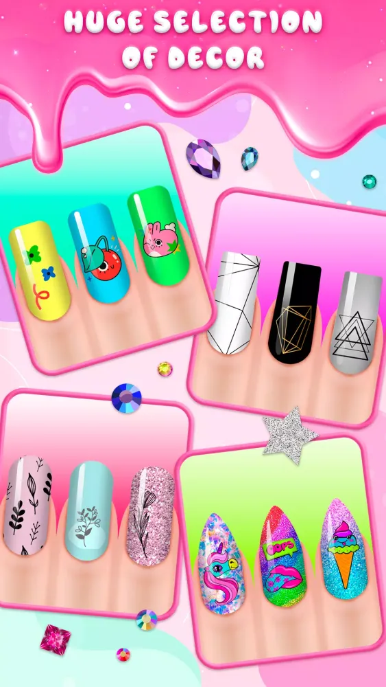 Girls Nail Salon Game:Nail Art Screenshots