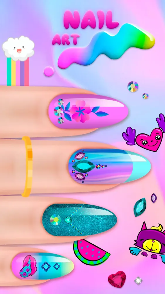 Girls Nail Salon Game:Nail Art Screenshots