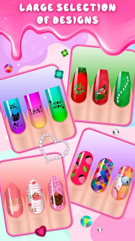 Girls Nail Salon Game:Nail Art Screenshots