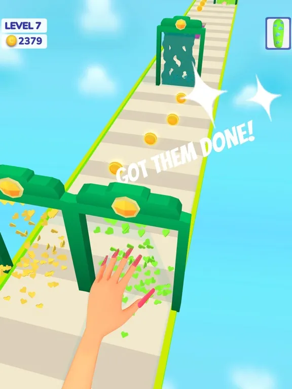 Nails Run iPad  سکرین شاٹس