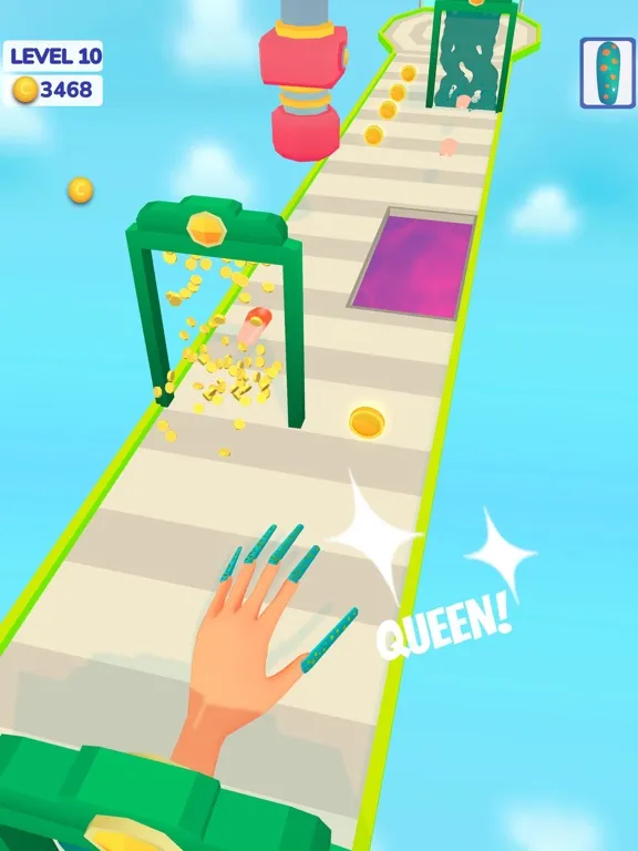 Nails Run iPad  سکرین شاٹس