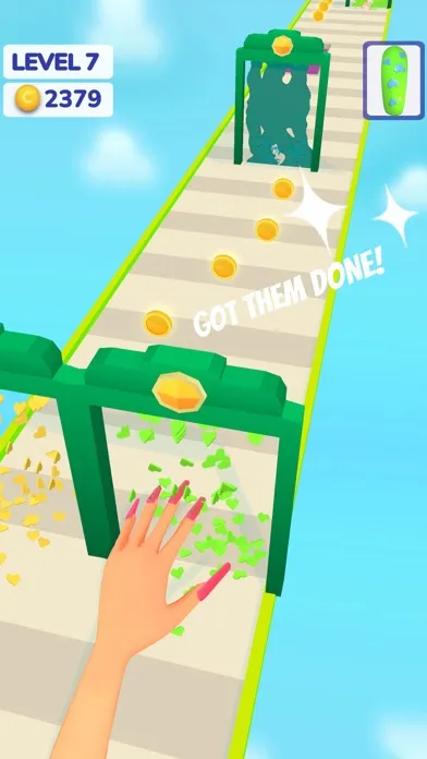 Nails Run سکرین شاٹس