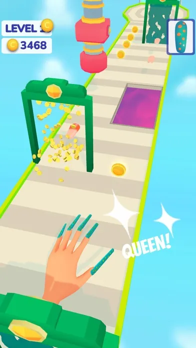 Nails Run سکرین شاٹس