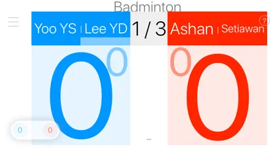 Badminton Scoreboard Screenshots