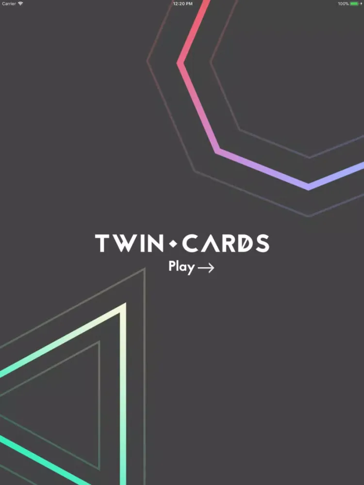 ภาพหน้าจอของ Twin◆Cards iPad 