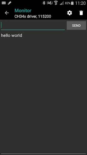 Screenshot di ArduinoDroid - Arduino/ESP8266