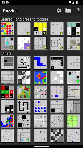 Ảnh chụp màn hình của Simon Tatham's Puzzles