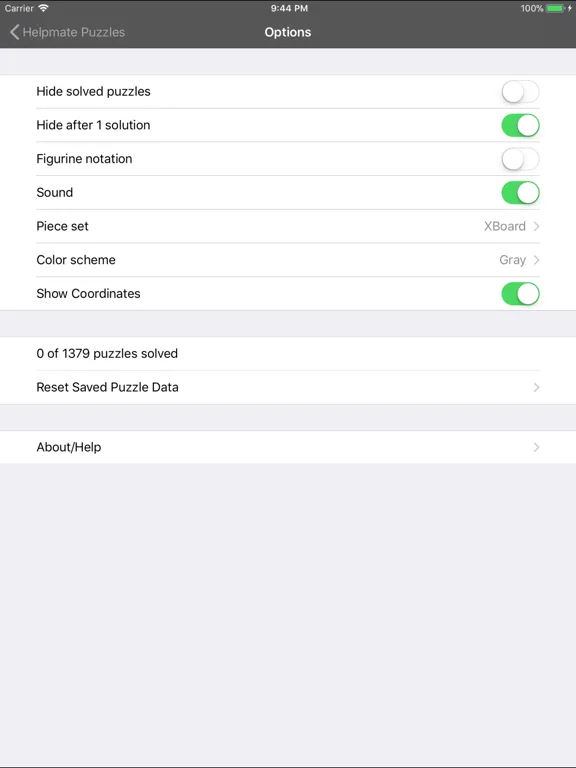Helpmate Puzzles iPad 應用截圖
