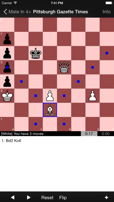 Capturas de tela do Mate in 4+ Chess Puzzles