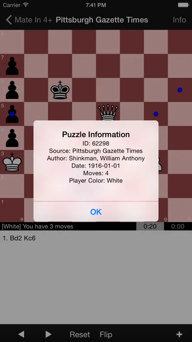 Capturas de tela do Mate in 4+ Chess Puzzles