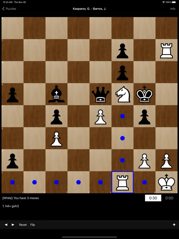 Ảnh chụp màn hình của Chess Puzzles: World Champions iPad 