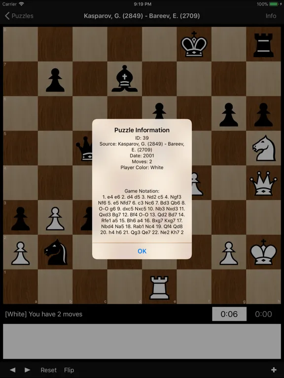 Ảnh chụp màn hình của Chess Puzzles: World Champions iPad 