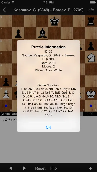 Ảnh chụp màn hình của Chess Puzzles: World Champions