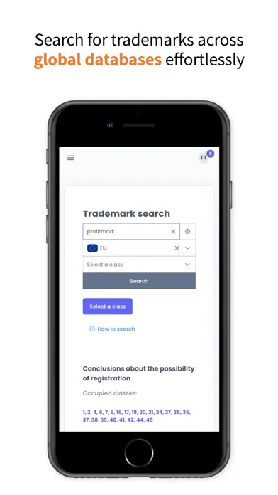 IdeaBox - Trademark Search স্ক্রিনশট