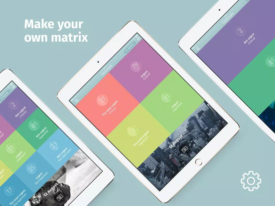 Taskman - easy task planning by Eisenhower matrix iPad  Ekran Görüntüleri