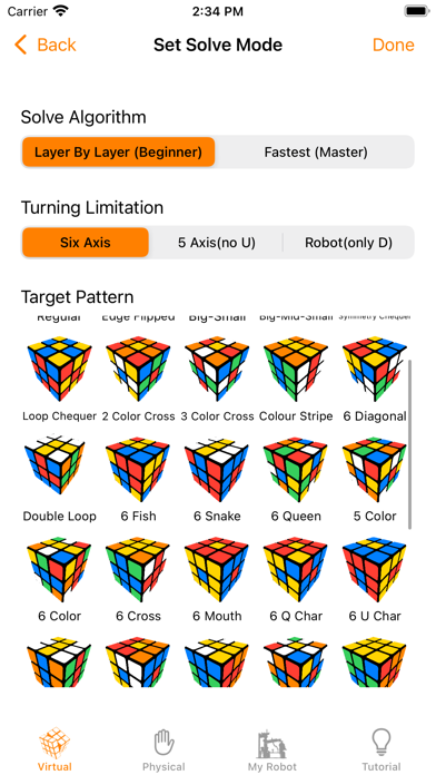 Tangkapan skrin Cube Robot