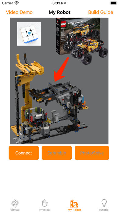 Tangkapan skrin Cube Robot