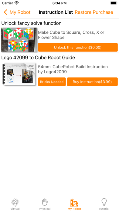 Tangkapan skrin Cube Robot