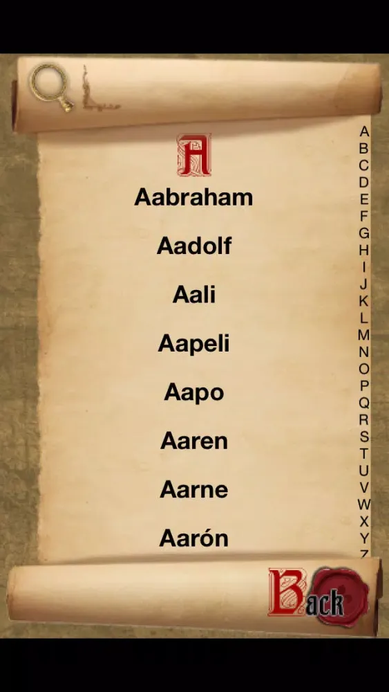 Name Scroll: What Your Name Means应用截图