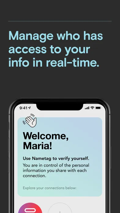 Capturas de tela do Nametag - Verify Your Identity