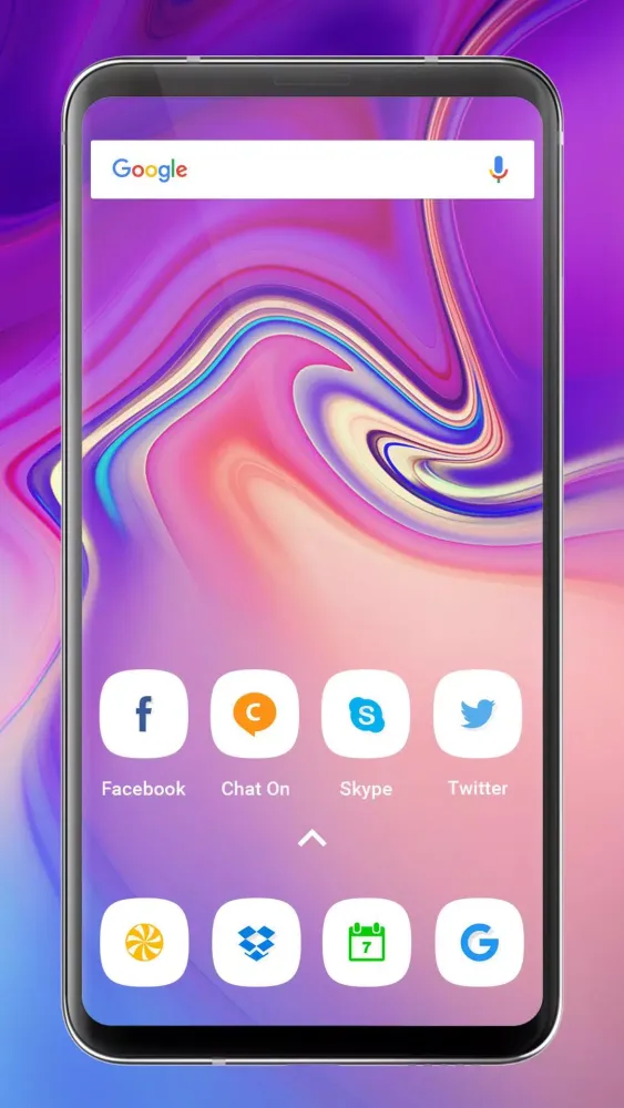 Capturas de tela do Galaxy J6 Plus Theme