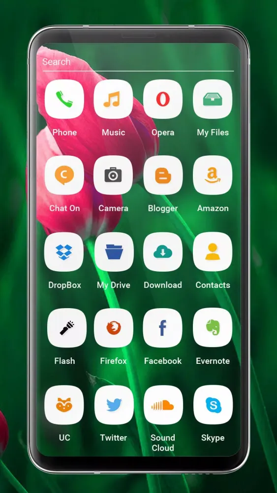 Capturas de tela do Galaxy J6 Plus Theme