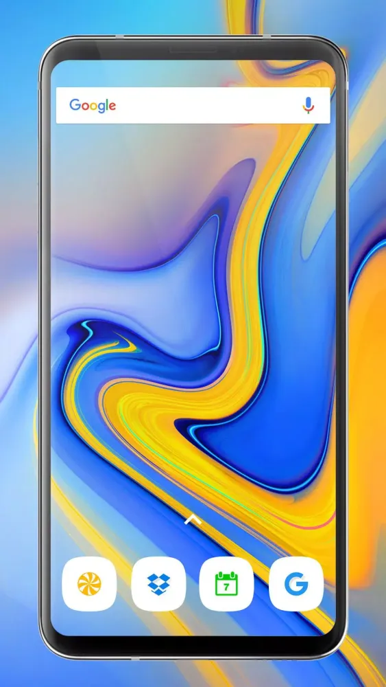 Capturas de tela do Galaxy J6 Plus Theme