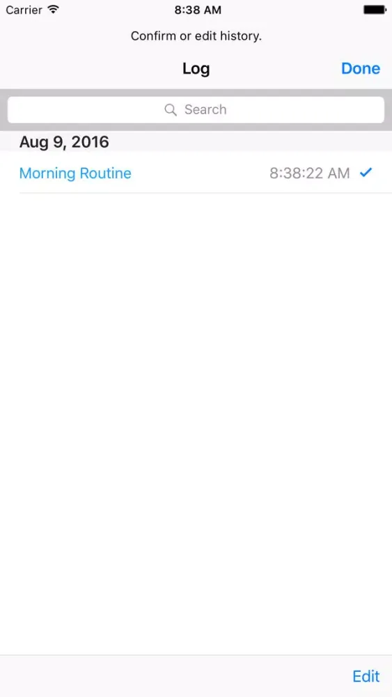 Zrzuty ekranu Routine Check