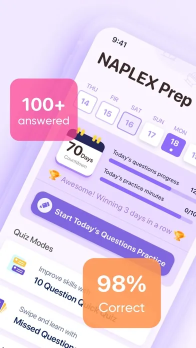 Ảnh chụp màn hình của NAPLEX Exam Prep 2024